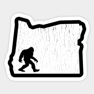 Bigfoot Oregon Sticker